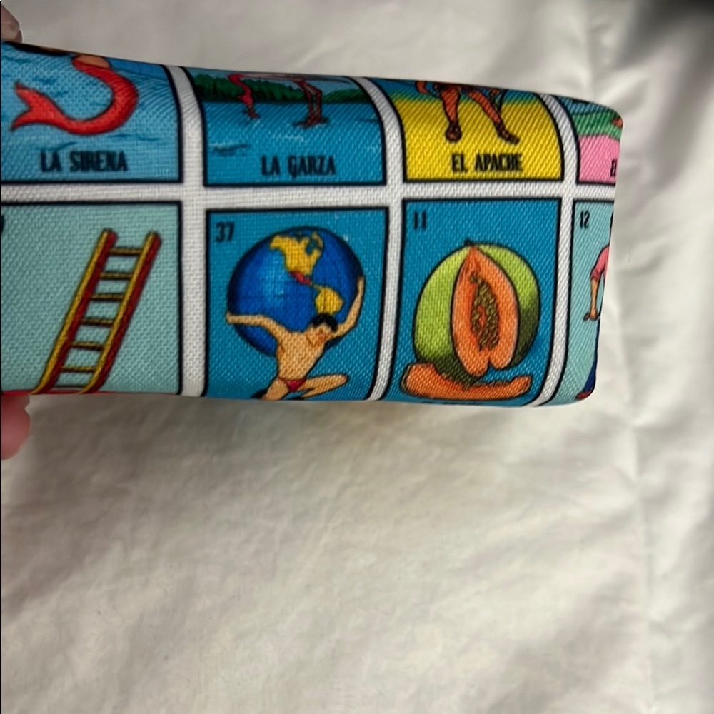 Colorful Lotería Print Pouch - Picture 7 of 10